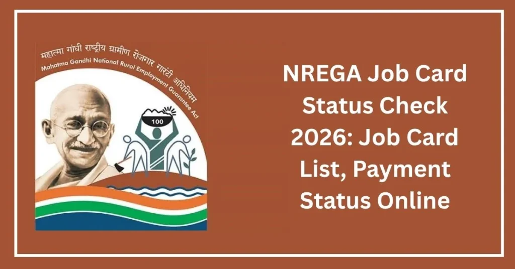 NREGA Job Card Status Check 2026