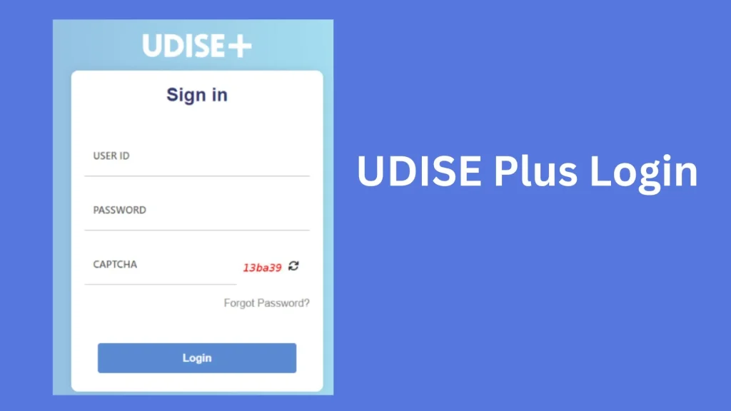 UDISE Plus Login